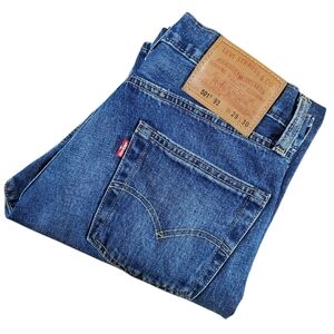 Levi's Premium 501 '93 Jeans 29x30 Blue Straight Leg Button Fly Red Tab Big E